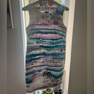 Talbots Pastel Tie-Dye Dress